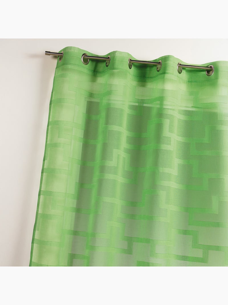 Velatura colorata flash con motivi tono su tono Verde tiglio - Kiabi