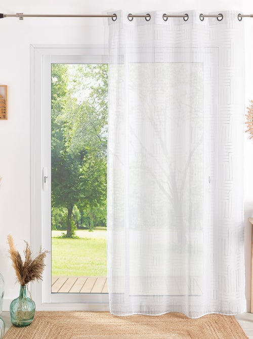 Velatura con motivo geometrico ricamato - Kiabi