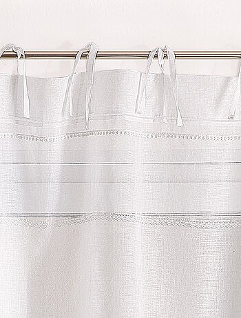 Velatura con nastri macramé