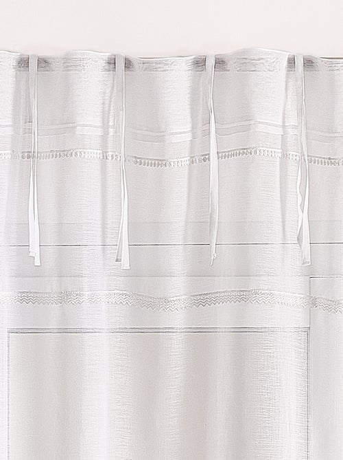 Velatura con nastri macramé - Kiabi