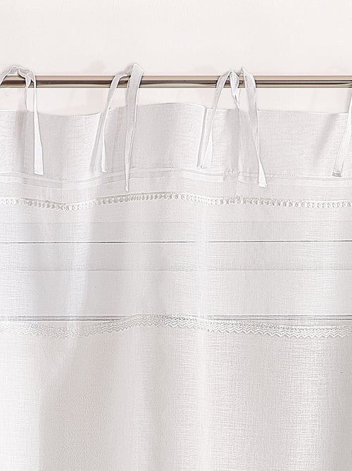 Velatura con nastri macramé - Kiabi