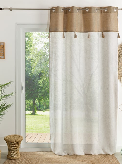 Velatura con rivestimento in juta e nappe - Kiabi