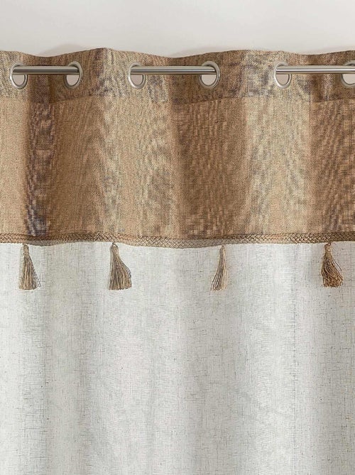 Velatura con rivestimento in juta e nappe - Kiabi