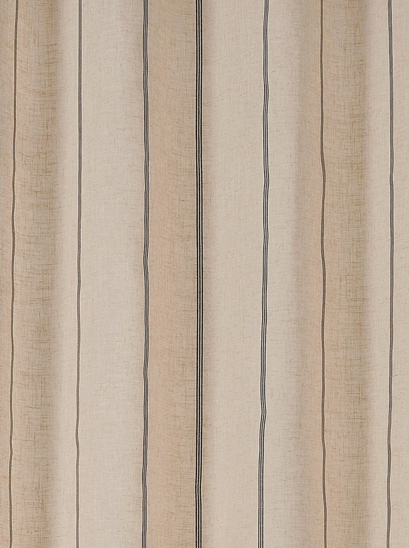 Velatura con sottili strisce nere Beige - Kiabi