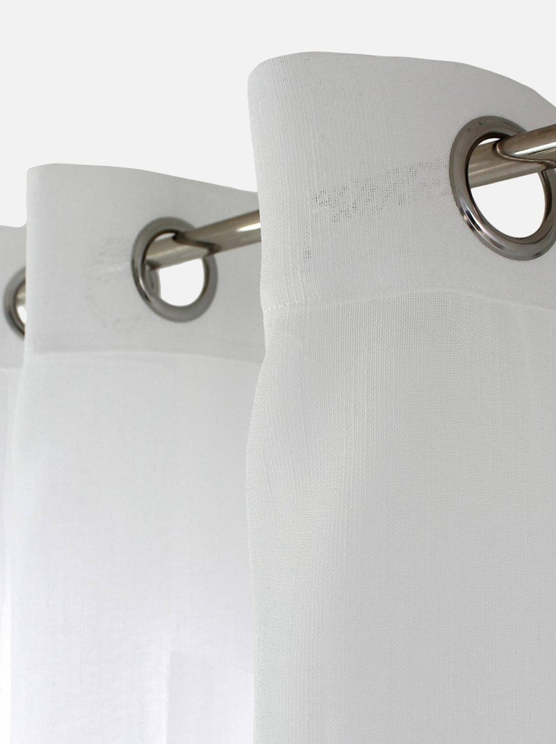 Velo di Boemia con strisce traforate Bianco - Kiabi