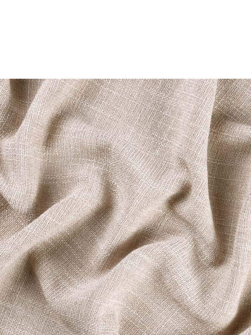 Velo di lino semicoprente Beige - Kiabi