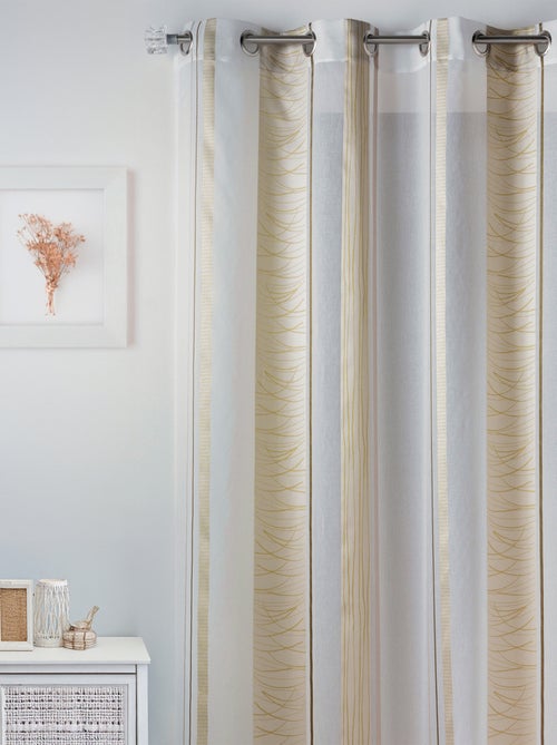 Velo di organza fantasia con righe verticali di design - Kiabi