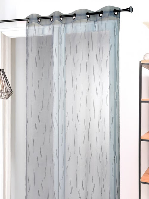 Velo di organza grigio con ricamo di ramoscelli - Kiabi