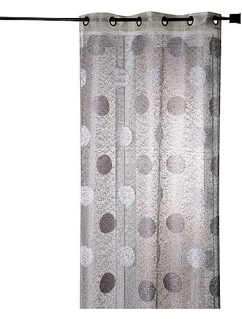 Velo di organza jacquard ricamato a grandi cerchi