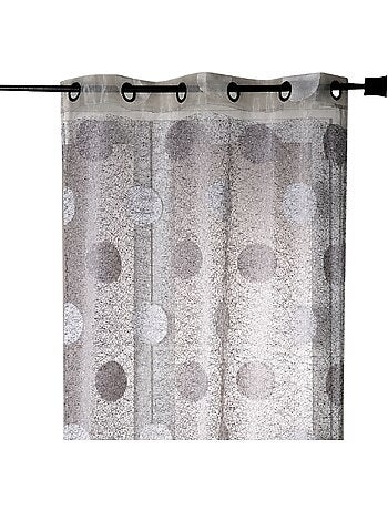 Velo di organza jacquard ricamato a grandi cerchi