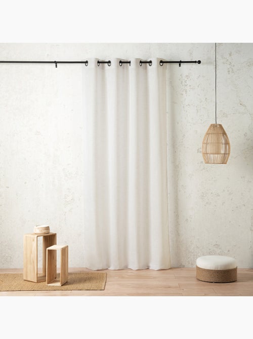 Velo in polilene fiammato a rilievo con occhielli - Kiabi