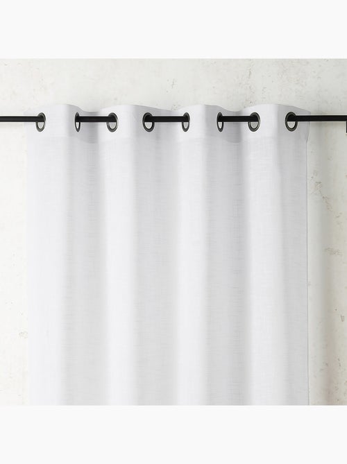 Velo in polilene fiammato a rilievo con occhielli - Kiabi