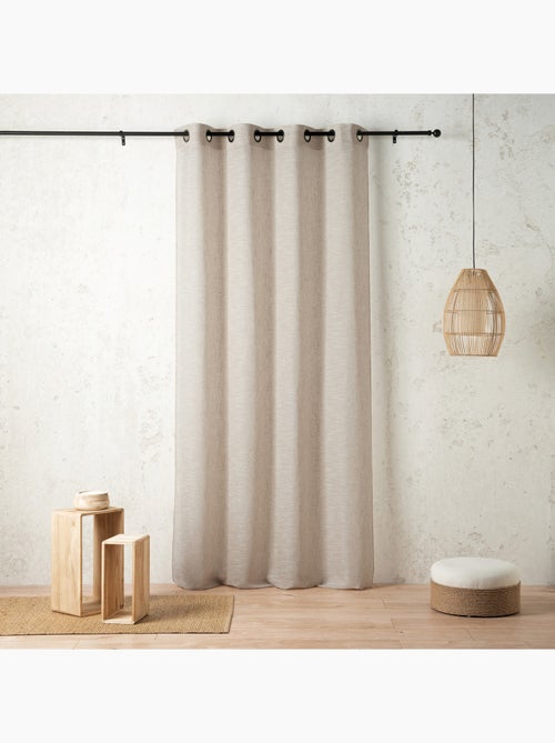 Velo in polilene fiammato a rilievo con occhielli - Kiabi