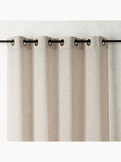 Velo in polilene fiammato a rilievo con occhielli - Kiabi