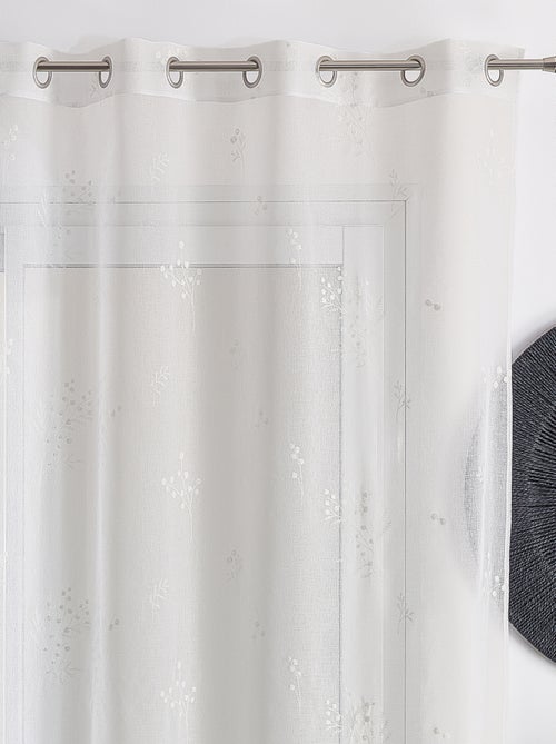 Velo ricamato con un motivo Mimosa - Kiabi