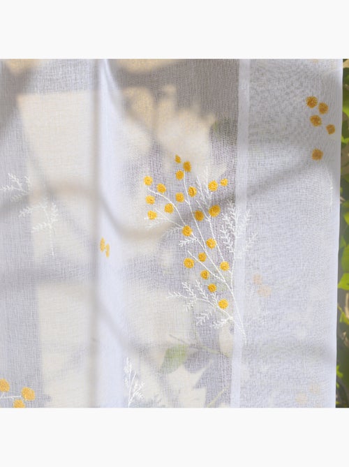 Velo ricamato con un motivo Mimosa - Kiabi