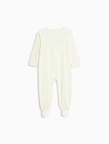 Velvet babygrow, mo fashion