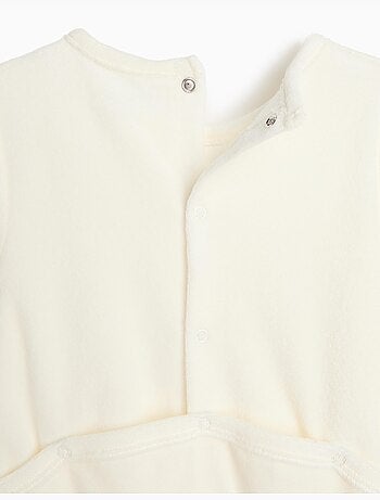 Velvet babygrow, mo fashion
