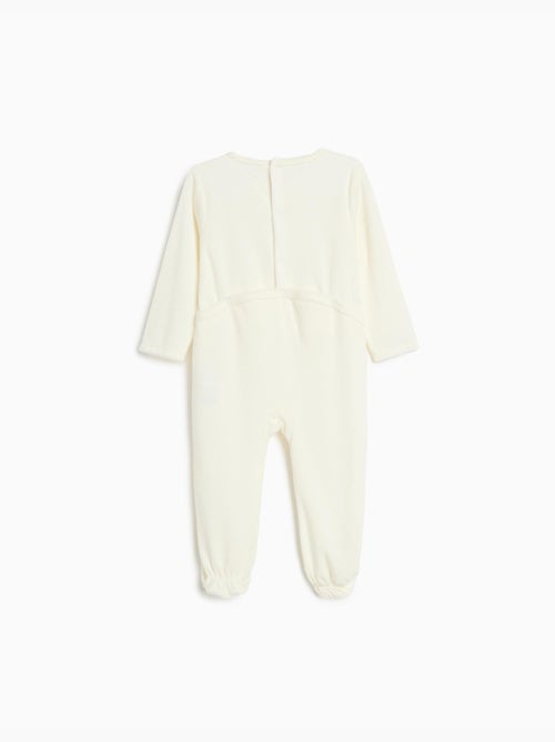 Velvet babygrow, mo fashion - Kiabi Velvet babygrow, mo fashion - Kiabi
