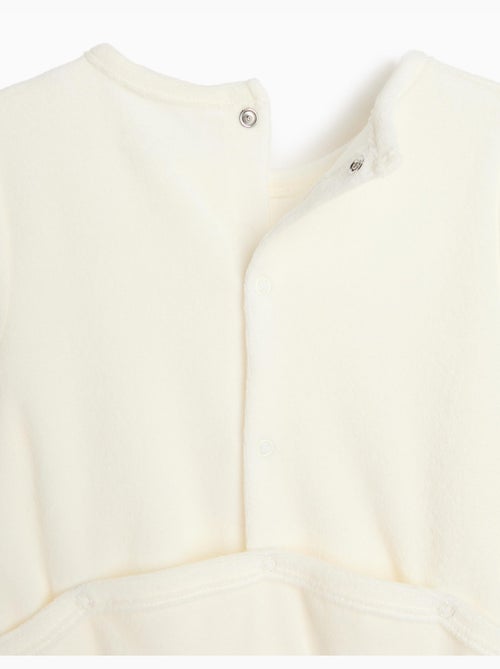 Velvet babygrow, mo fashion - Kiabi Velvet babygrow, mo fashion - Kiabi