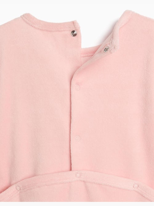 Velvet babygrow, mo fashion - Kiabi Velvet babygrow, mo fashion - Kiabi
