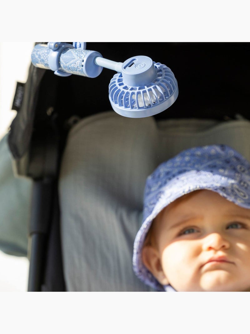 Ventilatore portatile passeggino neonato | Walking Mum Blu - Kiabi
