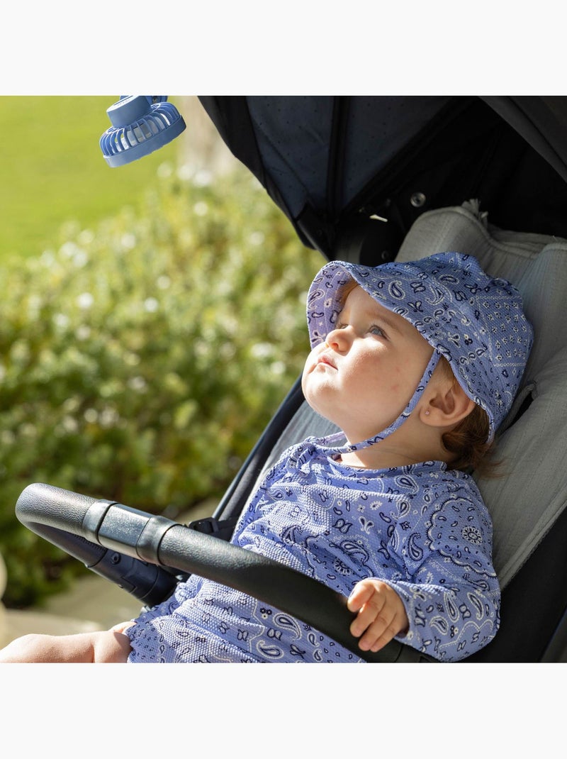 Ventilatore portatile passeggino neonato | Walking Mum Blu - Kiabi