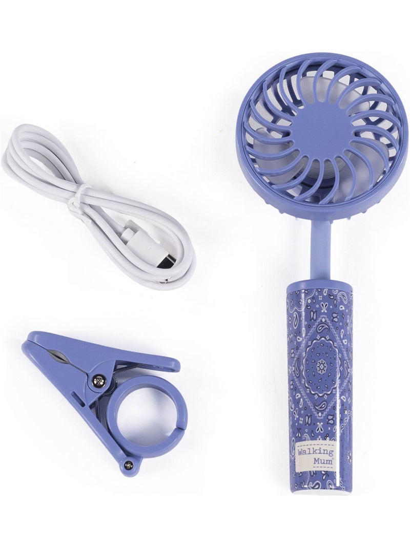 Ventilatore portatile passeggino neonato | Walking Mum Blu - Kiabi