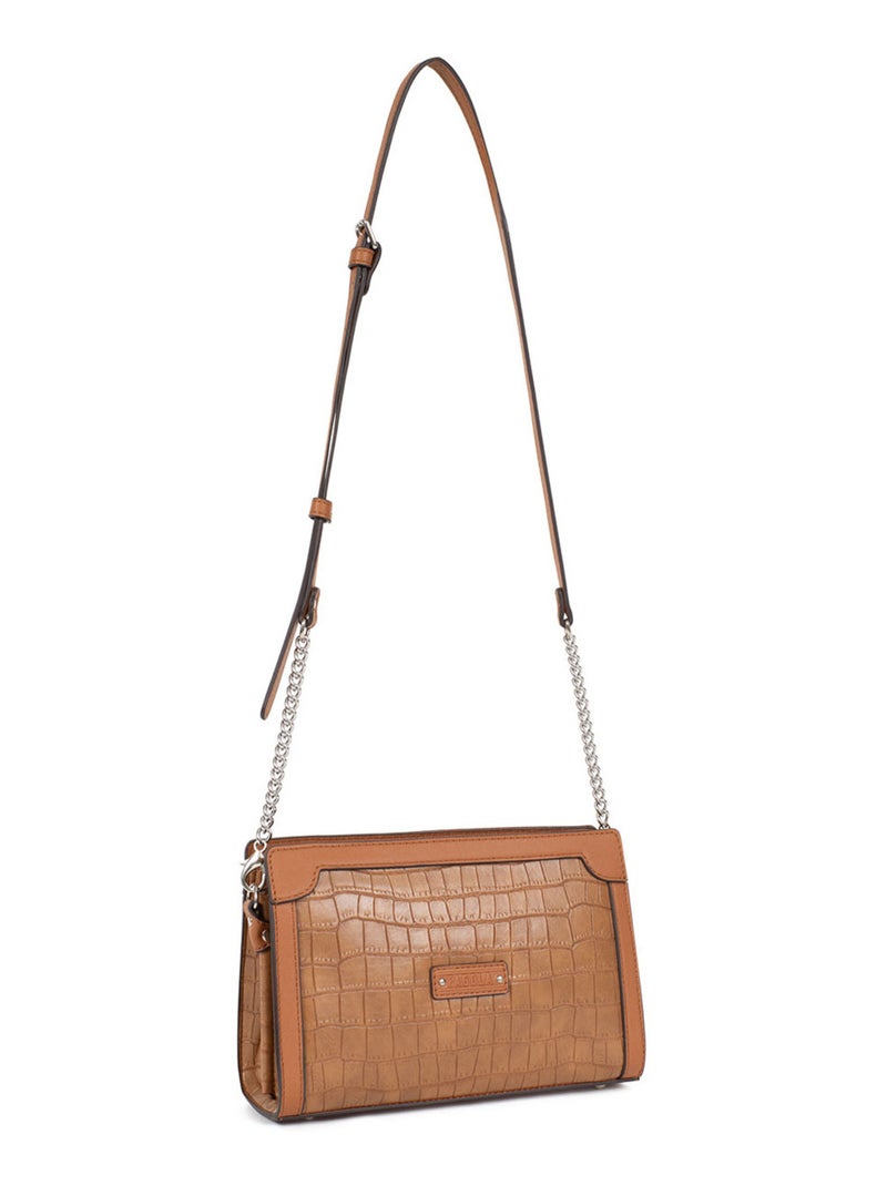 VÉRA - Borsa a tracolla Marrone nocciola - Kiabi
