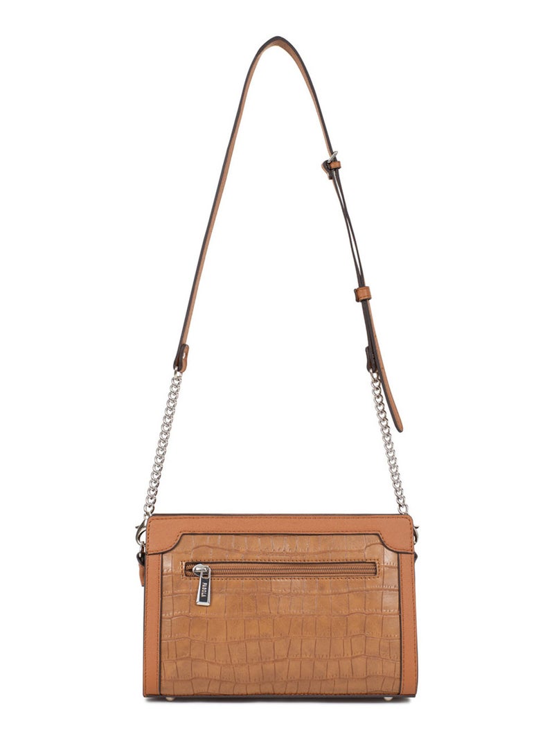 VÉRA - Borsa a tracolla Marrone nocciola - Kiabi