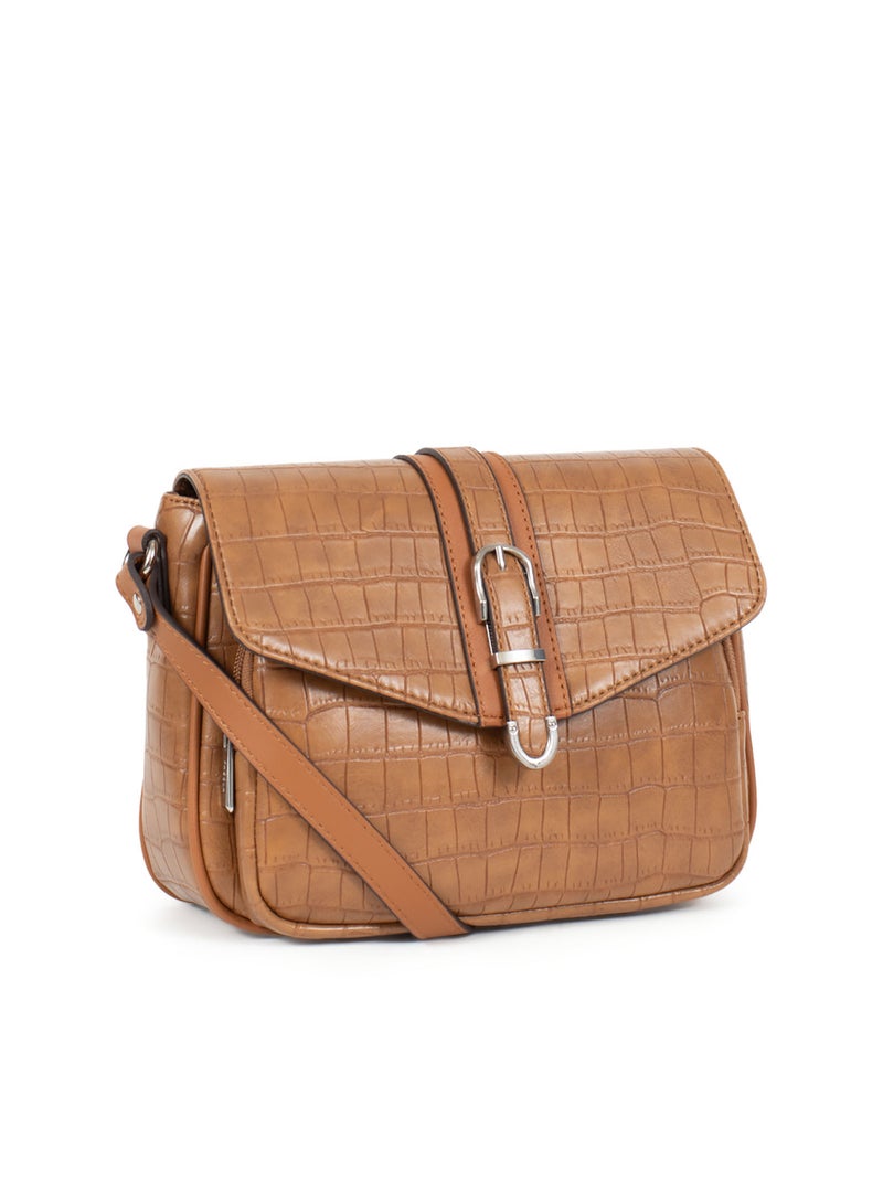 VÉRA - Borsa a tracolla Marrone nocciola - Kiabi