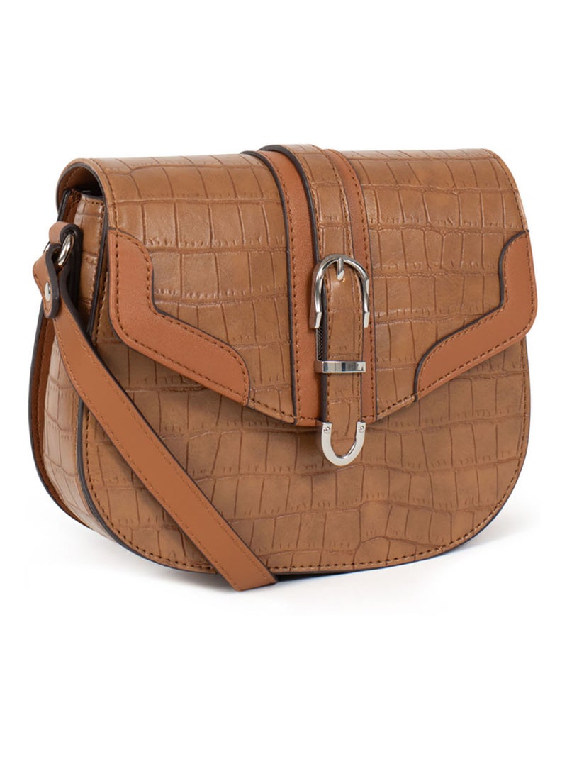 VÉRA - Borsa a tracolla Marrone nocciola - Kiabi