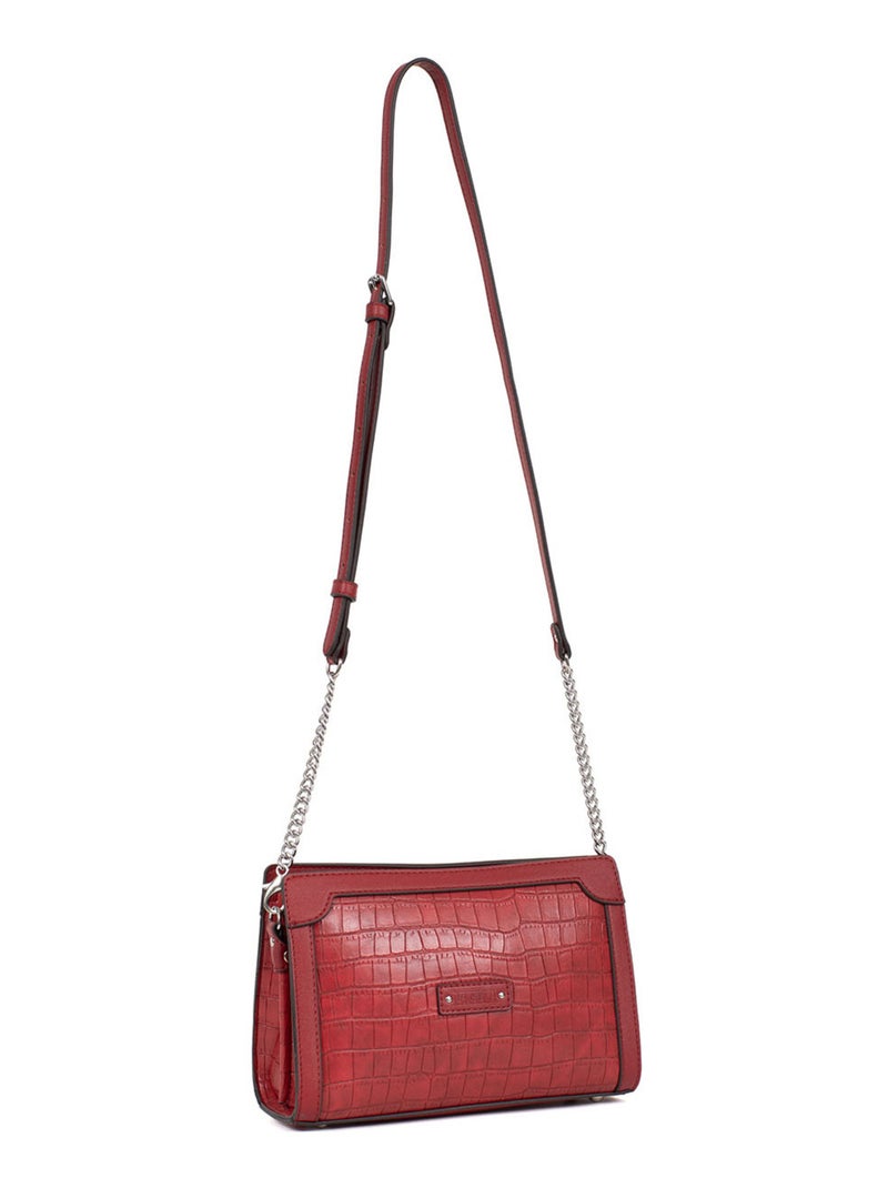VÉRA - Borsa a tracolla Rosso carminio - Kiabi