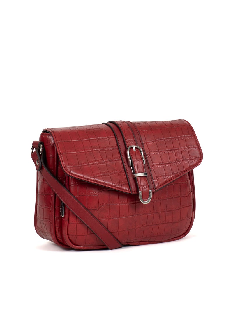 VÉRA - Borsa a tracolla Rosso carminio - Kiabi