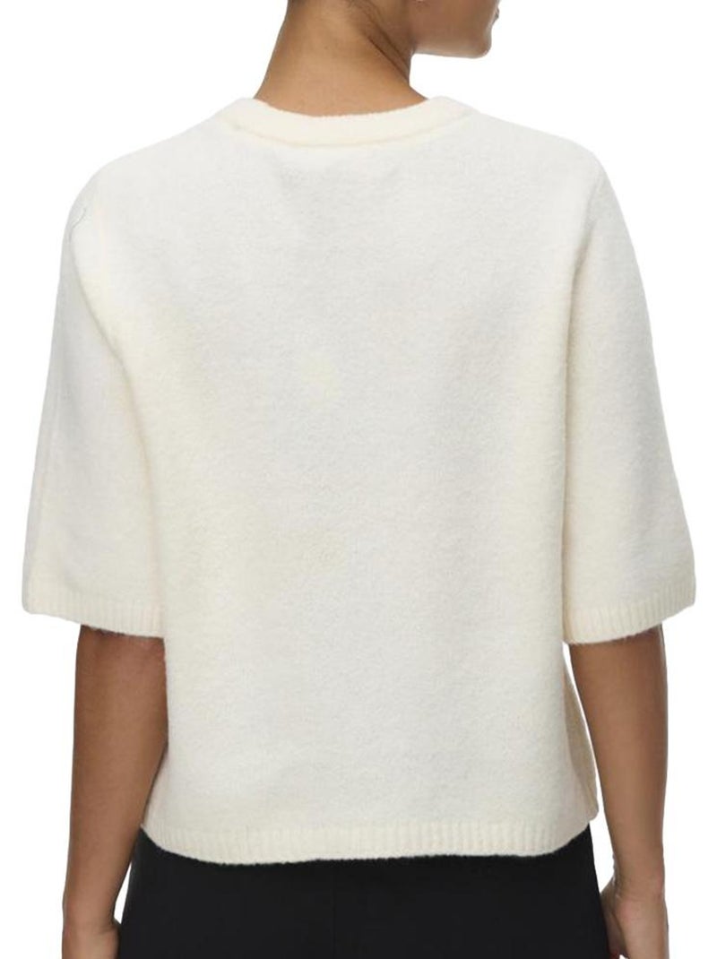 Vero Moda - Maglione Donna a Maniche Corte Beige - Kiabi