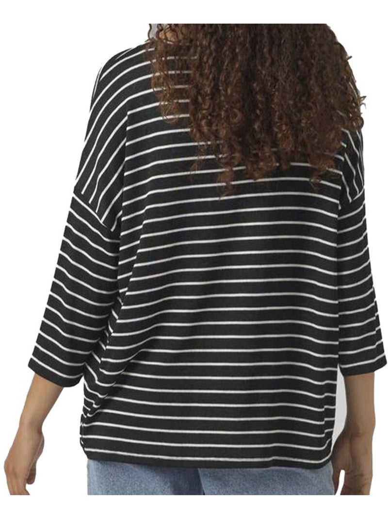 Vero Moda - Maglione Donna Nero Bianco - Kiabi