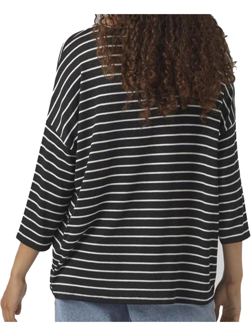 Vero Moda - Maglione Donna Nero Bianco - Kiabi