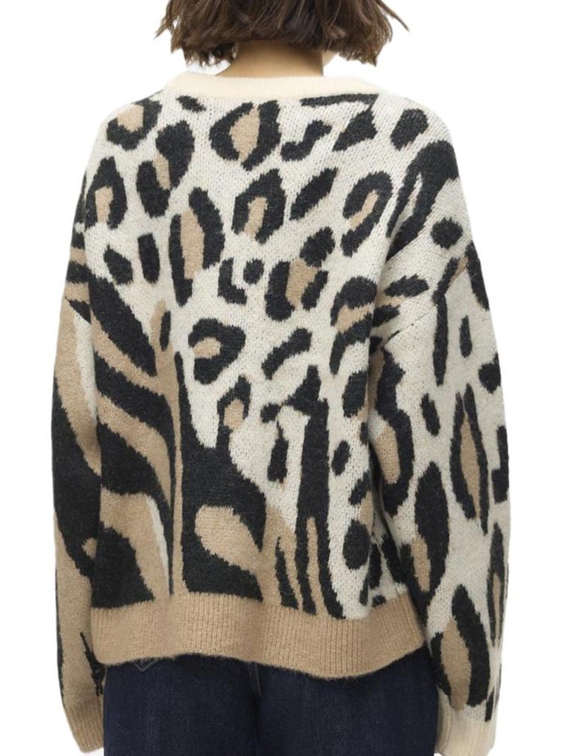 Vero Moda - Pullover Stampato da Donna Marrone cappuccino - Kiabi