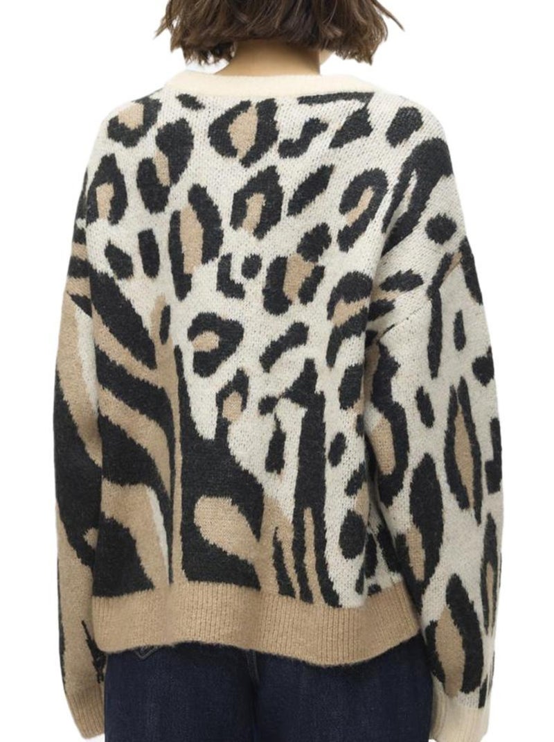 Vero moda - pullover stampato da donna Marrone cappuccino - Kiabi