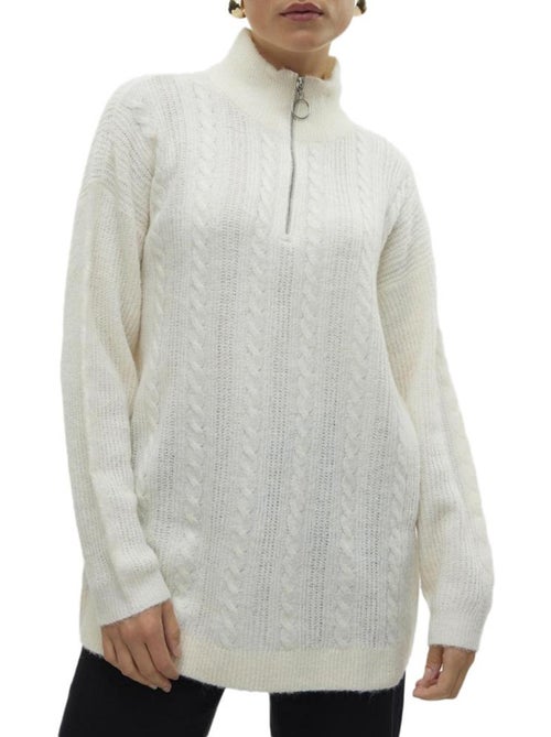 Vero Moda Maglione Donna con Zip 1/4 - Taglia XL - Kiabi