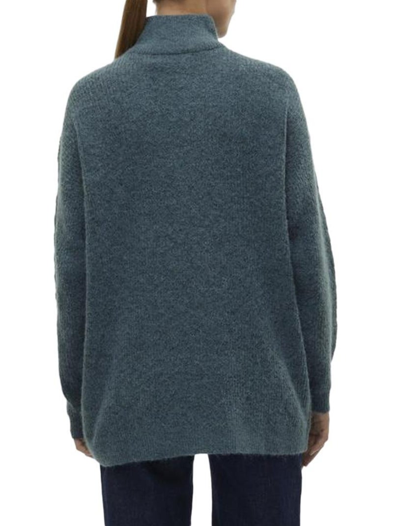 Vero moda maglione donna con zip 1/4 Blu - Kiabi