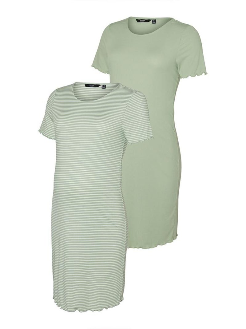 Vero Moda Maternity - Set 2 Abiti Premaman da Donna Verde - Kiabi