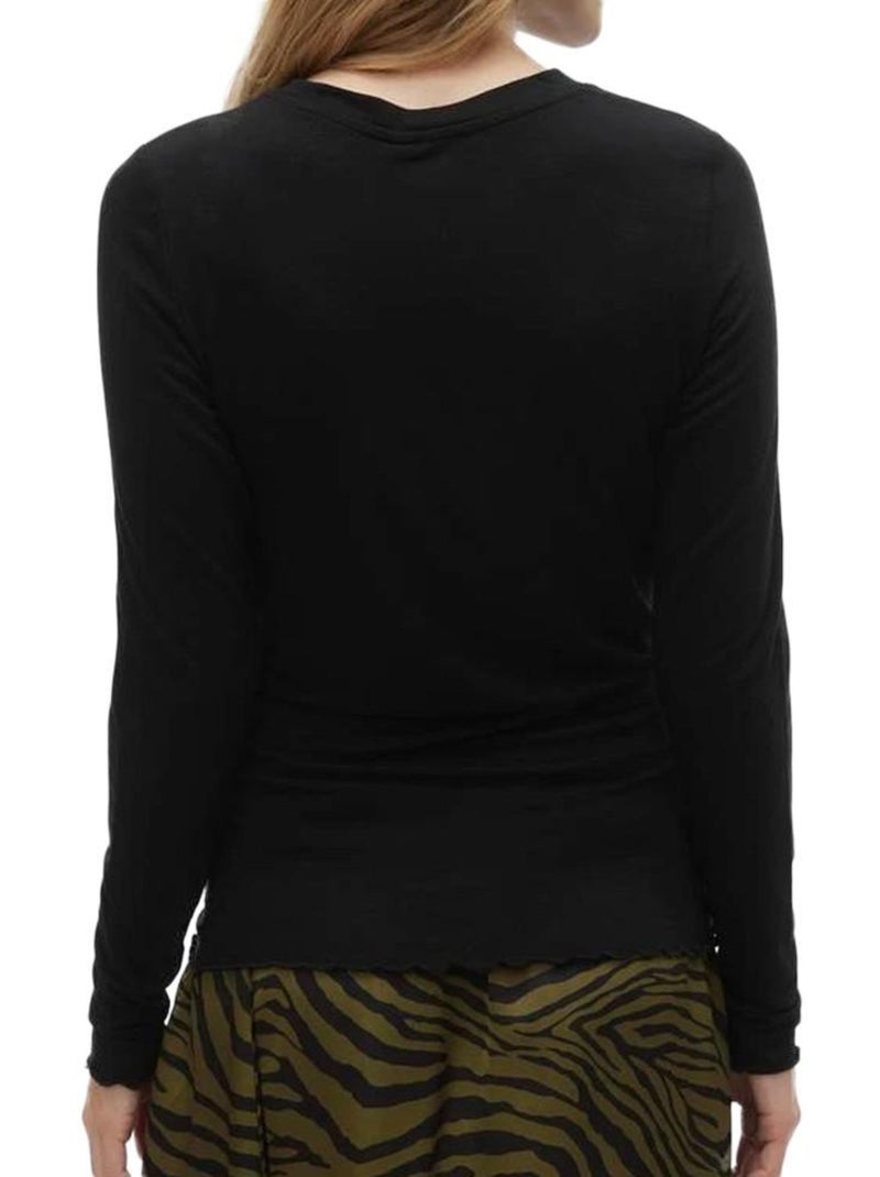 Vero Moda Maternity T-shirt a Maniche Lunghe da Donna Nero - Kiabi