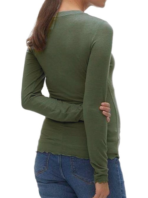 Vero Moda Maternity Top a Maniche Lunghe da Donna - Kiabi Vero Moda Maternity Top a Maniche Lunghe da Donna - Kiabi