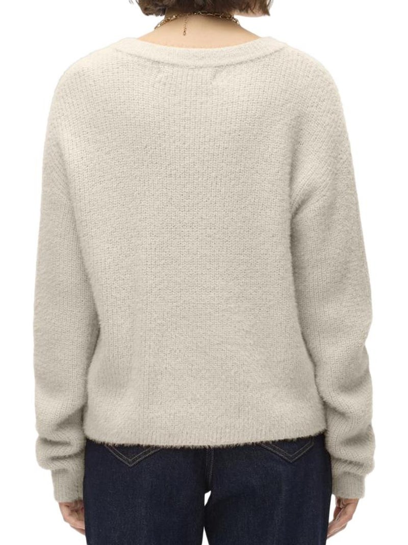 Vero moda pull da donna con maniche a sbuffo Beige - Kiabi
