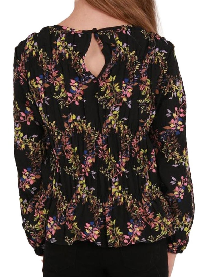 Vero moda t-shirt a maniche lunghe con stampa per donna Nero - Kiabi