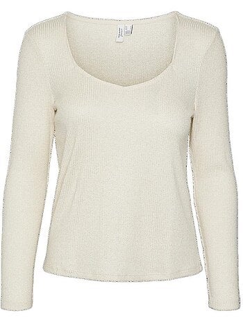 Vero Moda T-Shirt Donna Maniche Lunghe