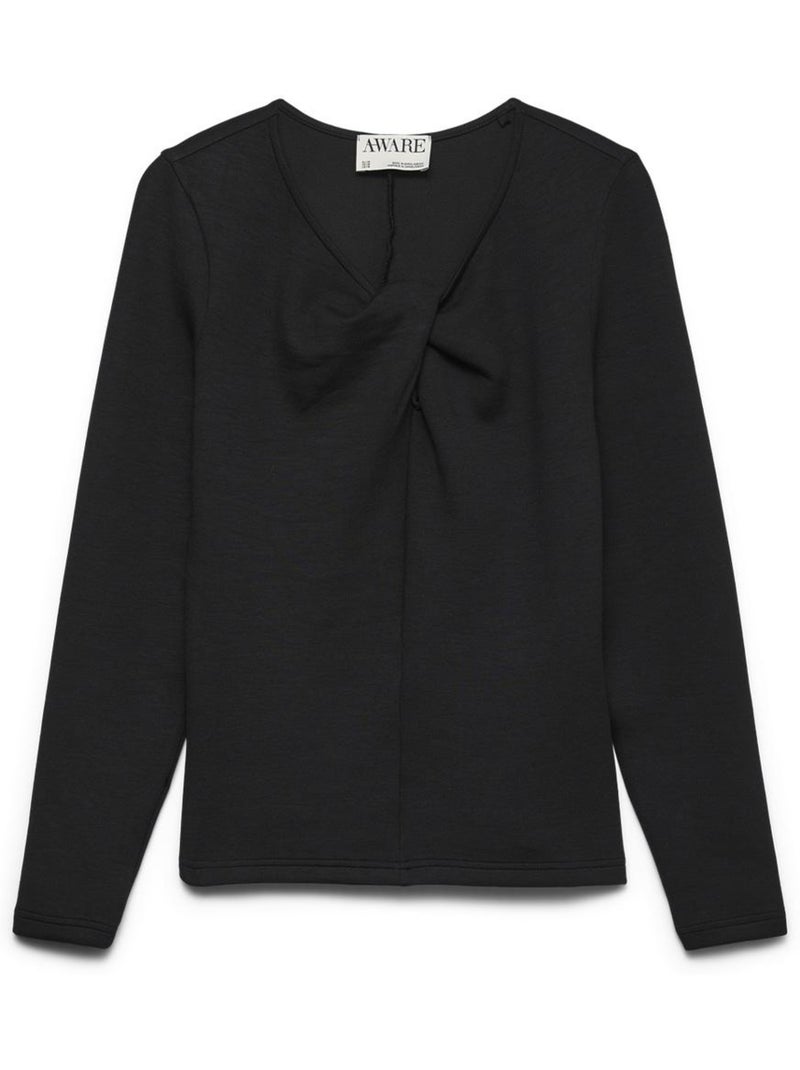 Vero Moda T-Shirt Donna Maniche Lunghe Nero - Kiabi