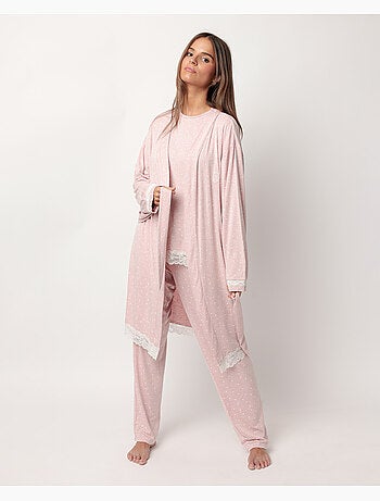 Vestaglia a maniche lunghe con cuori ADMAS CLASSIC da donna