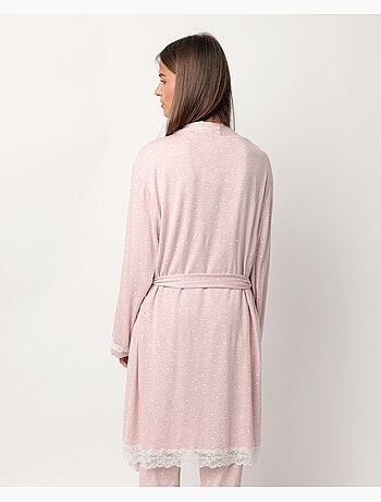 Vestaglia a maniche lunghe con cuori ADMAS CLASSIC da donna
